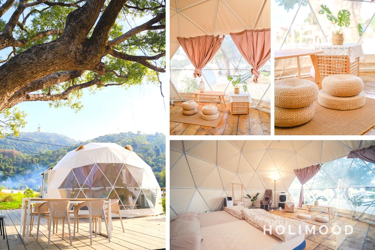 Nomad Terrace - Dome & Bell Tent & Glamping Tent Nomad Terrace 6M Dome Tent (4pax)-Zone A 1