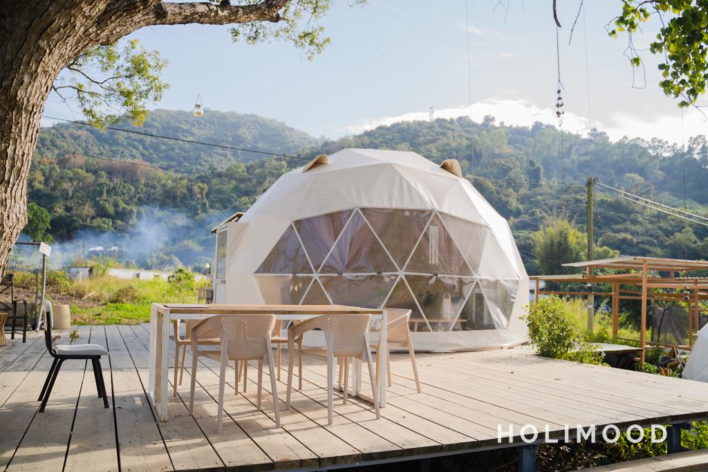 Nomad Terrace - Dome & Bell Tent & Glamping Tent Nomad Terrace 6M Dome Tent (4pax)-Zone A 2