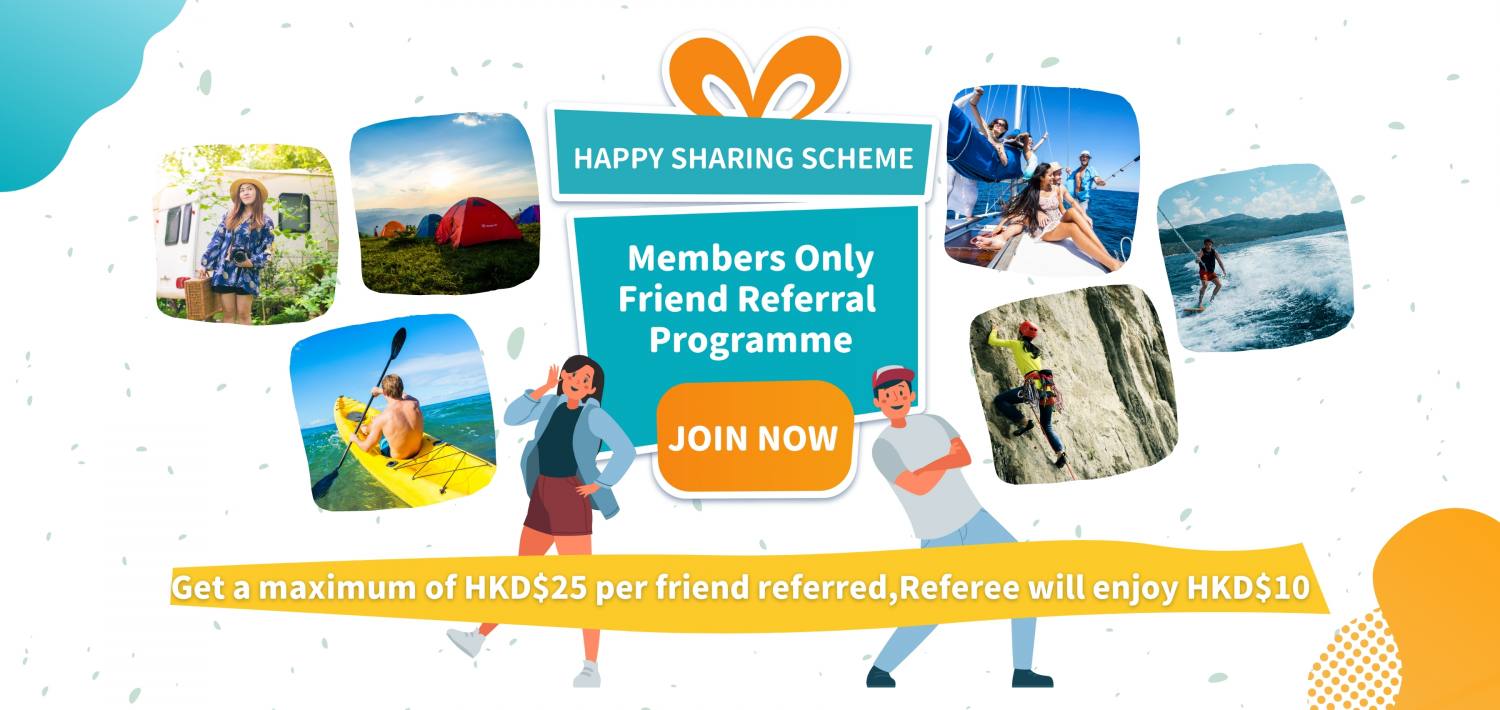 Holimood Promotion - HAPPY SHARING SCHEME Members Only Friend Referral Programme
