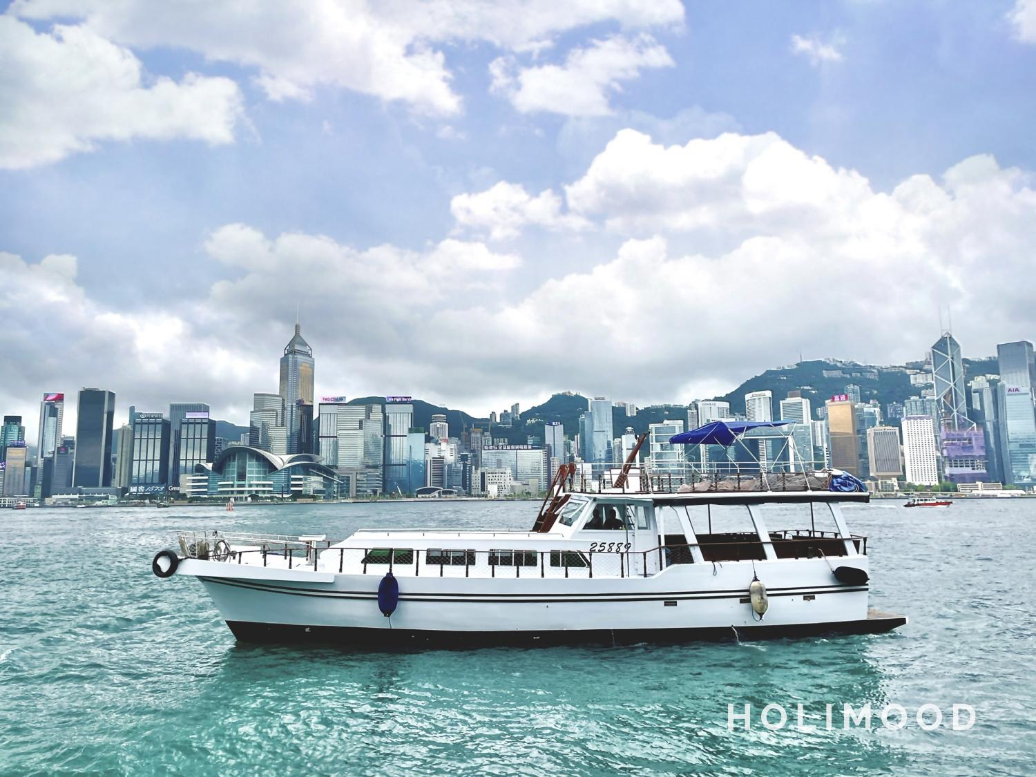 LemonTea 【Tsim Sha Tsui/ Central】Weekdays Victoria Habour Cruise X Squid Fishing Experience 2022 (Ticket) 3