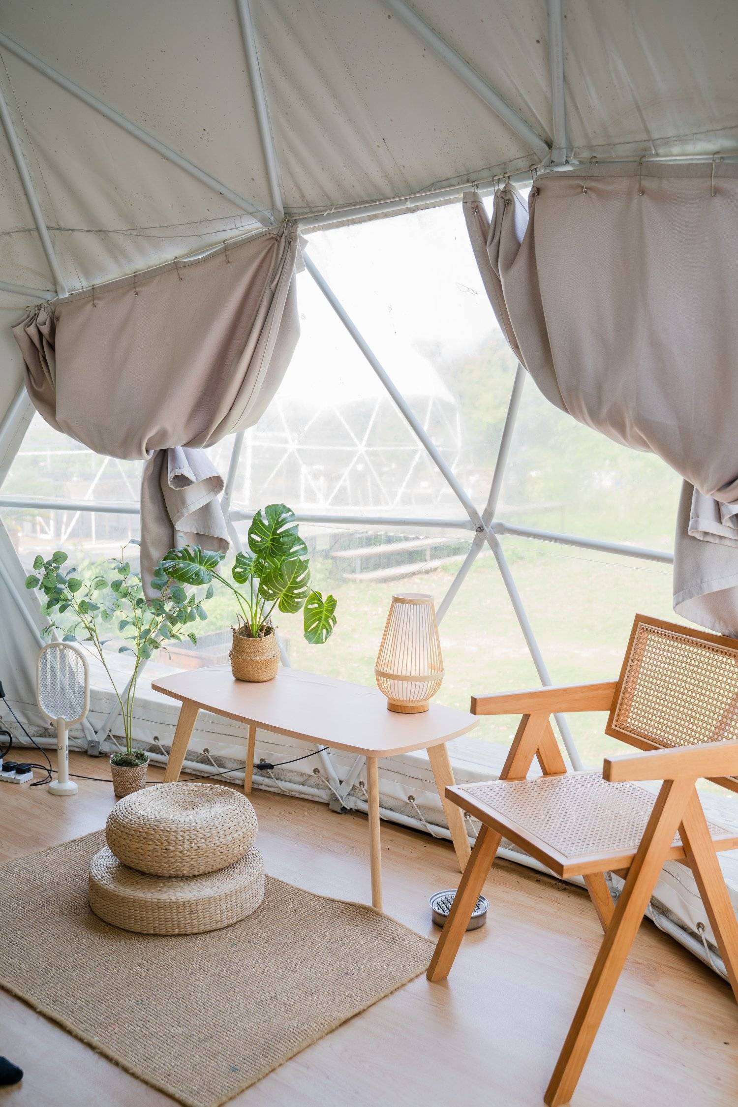 Nomad Terrace - Dome & Bell Tent & Glamping Tent 【Private Platform】 5M Dome Tent with DIY Buffet Breakfast (4 pax) - Zone D terraced area｜Nomad Terrance 9