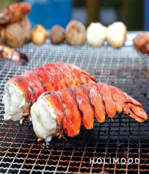 Food Season [Deluxe seafood barbecue set meal] Deluxe seafood barbecue set meal | Hokkaido cod farm crab | Canadian Lobster | scallop (8-15pax) 6