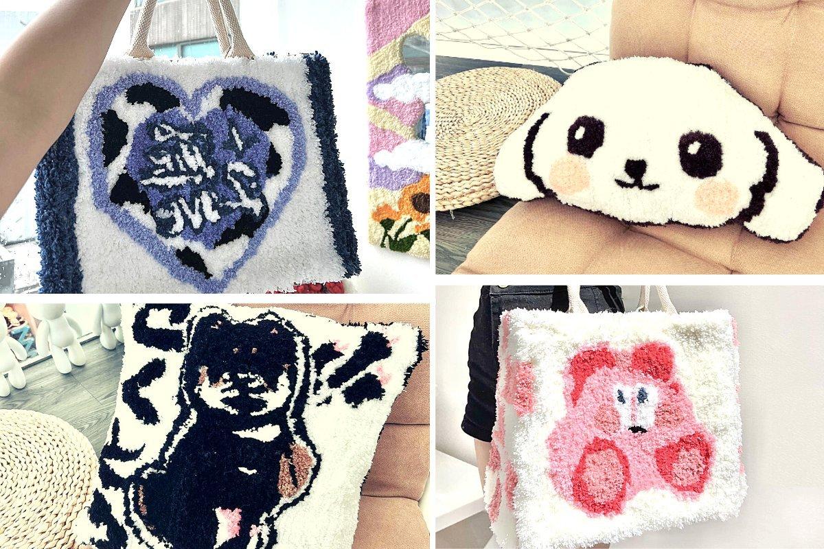 Heal Me Art 【Tufting Workshop】DIY Cushion/ Shaggy Bag/ Linen Bag 1