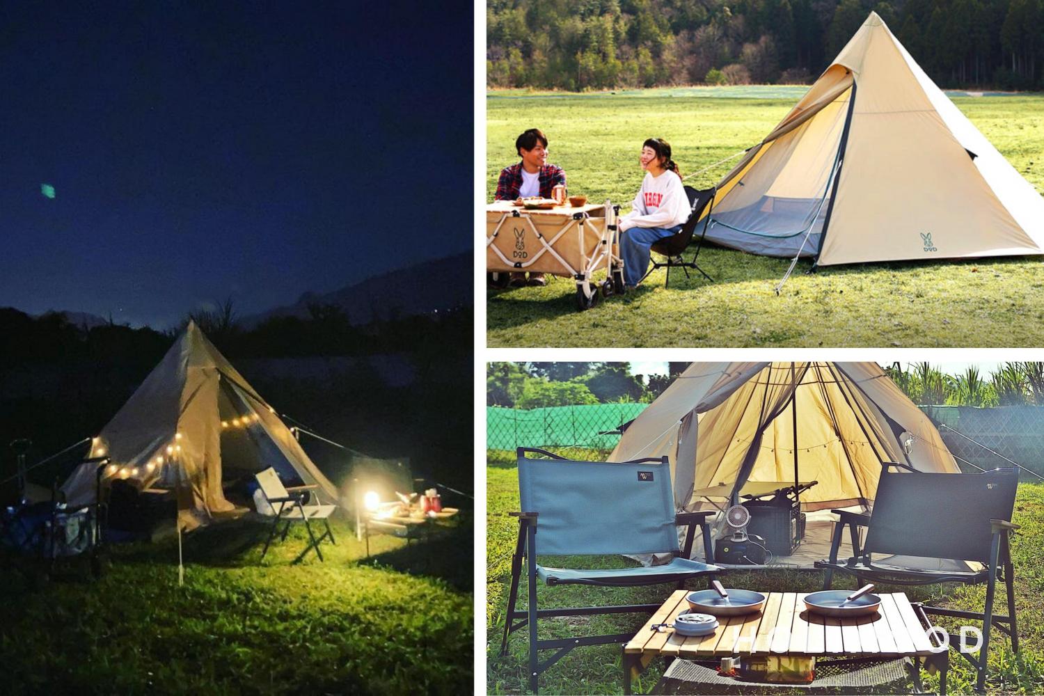 EC GO Outdoor - Camping Gear Rental Hot brand D.O.D. Teepee tent gear rental set (for 2 pax) free delivery 1