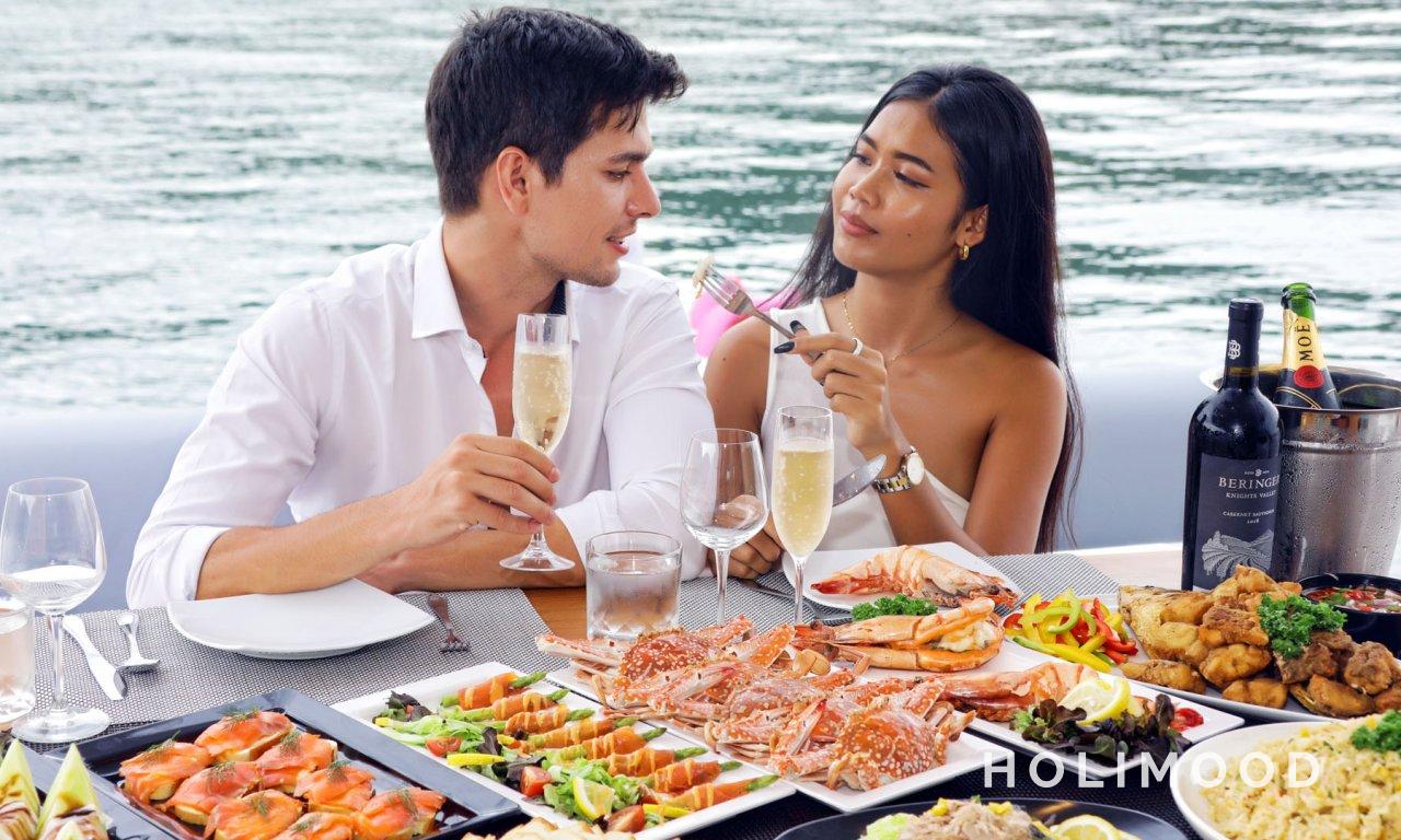 Holimood Int'l Thailand [Included Hotel transfer] Must try!Sunseeker Manhattan 64| Pattaya Super Chill One-Day Boat Charter 17