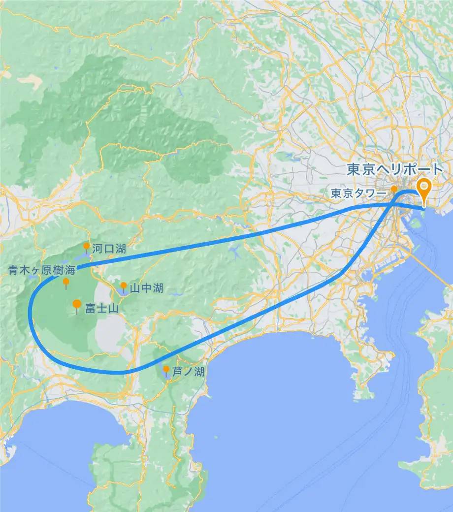 Travel Agency & LUXURY Service 繞富士山轉一圈！ 乘坐直升機盡情享受東京～箱根、富士五湖。 6